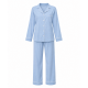 Blue Cotton Women's Pajamas