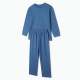 Blue Cotton Women's Loungewear Set