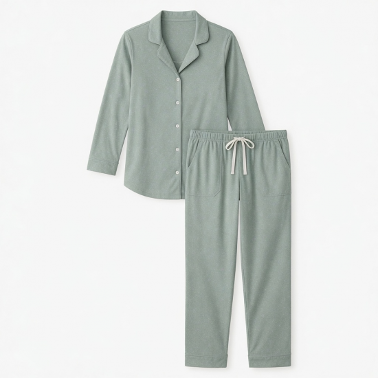 Drawstring Pockets Women's Pajamas