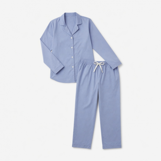 Blue Women's Pajama Set