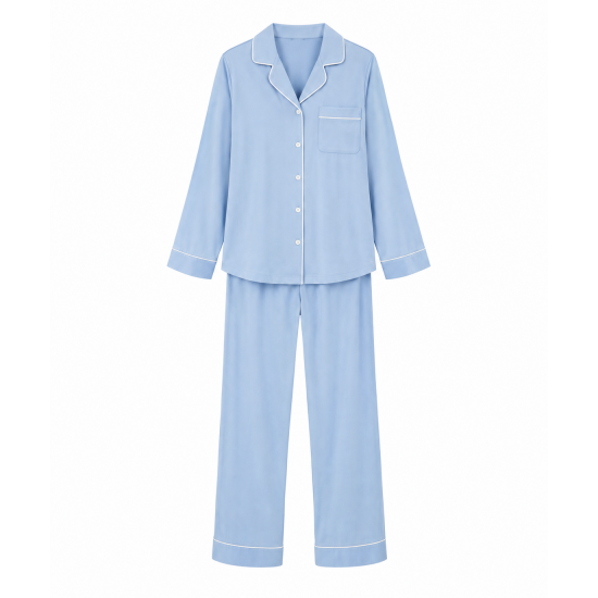 XS Blue Women's Pajama Set