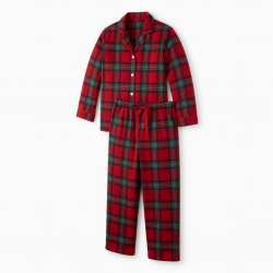 Red Fleece Plaid Pajamas
