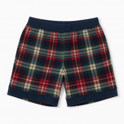 Fleece Plaid Short Soft Pajamas