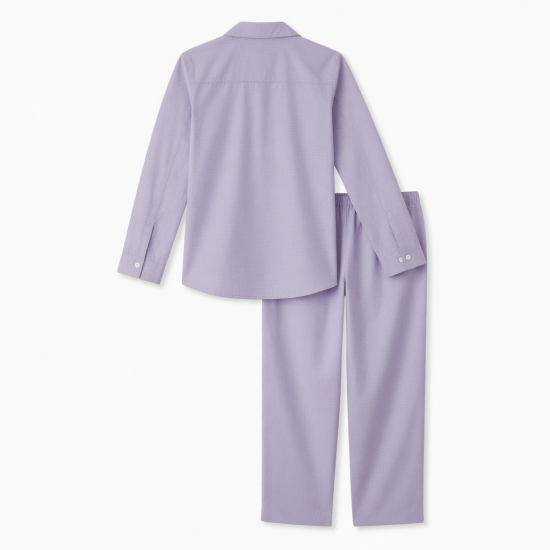 Lavender Drawstring Women's Pajamas