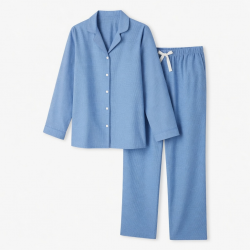 XL Blue Women's Pajama Set
