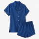Royal Blue Short Women's Pajamas