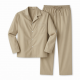 Beige Cotton Unisex Pajamas