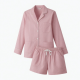 Pink Striped Pockets Pajamas