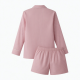 Pink Striped Pockets Pajamas