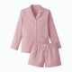Pink Striped Pockets Pajamas