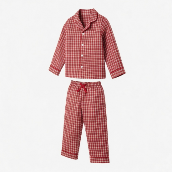 Small Red Plaid Pajamas