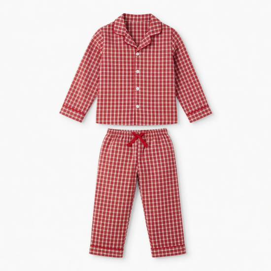 Small Red Plaid Pajamas