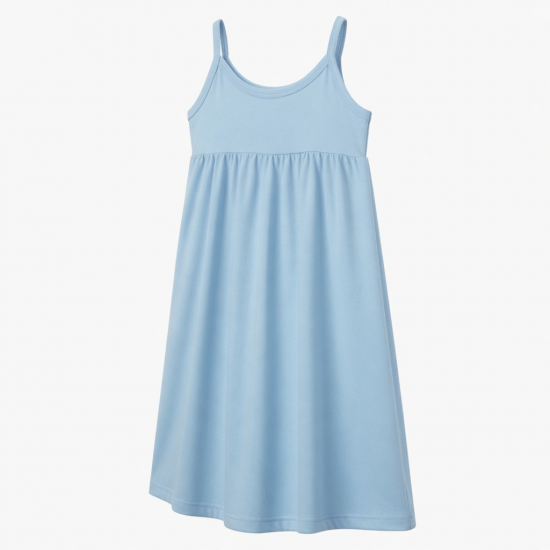 Baby Blue Sleeveless Nightgown