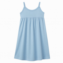 Baby Blue Sleeveless Nightgown