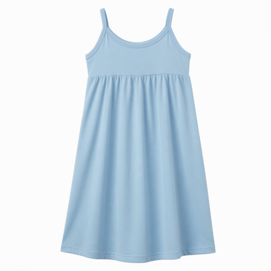 Baby Blue Sleeveless Nightgown