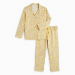 Yellow Floral Pajamas