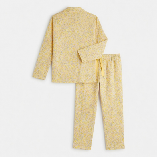 Yellow Floral Pajamas