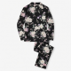 Black Floral Women's Pajamas