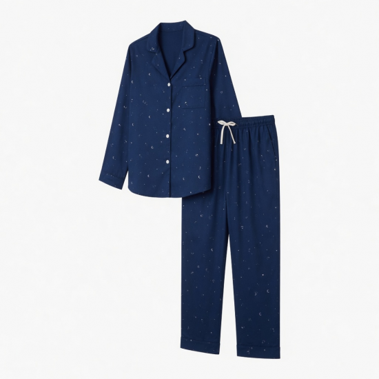 Azul oscuro Blue Women's Pajamas
