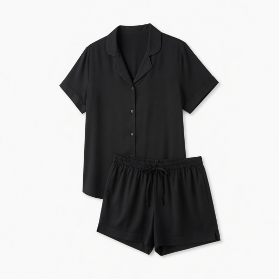 Black Short Women's Pajamas