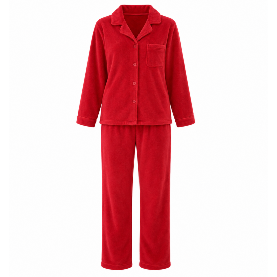 Red Fleece Women's Pajamas