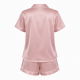 Summer Fashion Women Two Pieces Sleepwear Soft Silk Casual Pajama Sets()