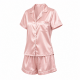Summer Fashion Women Two Pieces Nightgown Soft Silk Casual Pajama Sets Ladies Sleepwear()
