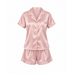 Summer Fashion Women Two Pieces Nightgown Soft Silk Casual Pajama Sets Ladies Sleepwear()