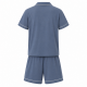 Antibacterial Cotton Men's Pajama Set: Breathable Short Sleeve & Shorts Summer Loungewear
