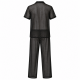 Men Pajamas Set Mesh Fabric See-Through Nightwear Sleepwear PJ