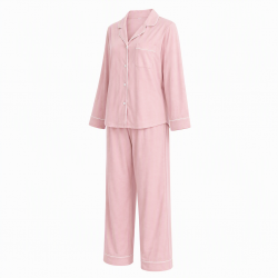 Women Pajamas Set Long Sleeve Sleepwear Nightwear Two Pieces Button Down Pj Sets